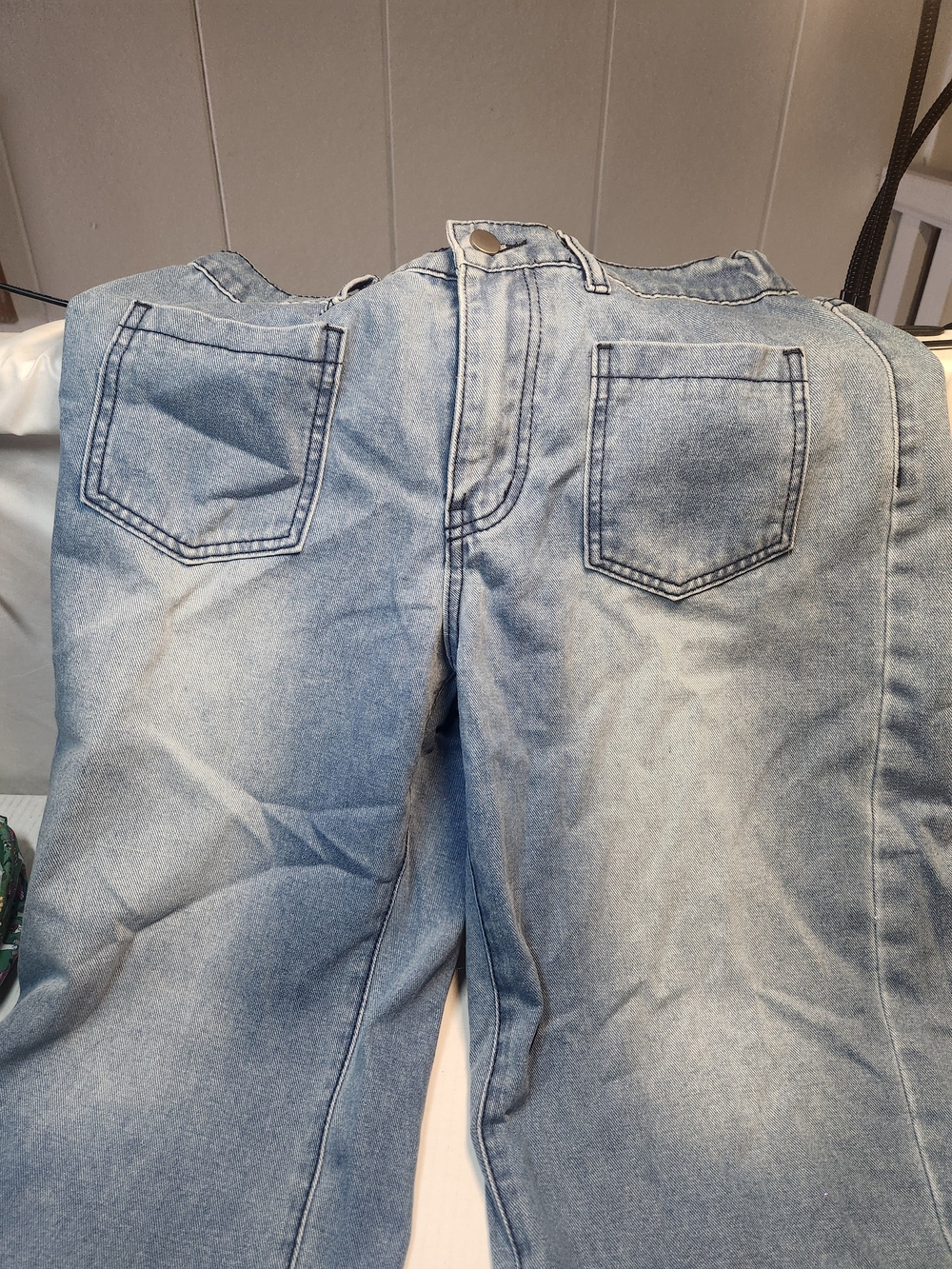 Light Wash Denim Jeans (Short Length)